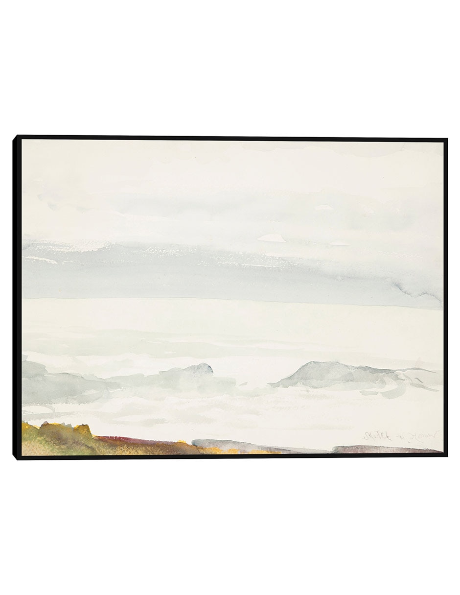 Cuadro decorativo Océano Visto Desde Un Acantilado, Prout,S Neck, Maine (1894) técnica mixta Gente Cuadro decorativo Océano Visto Desde Un Acantilado, Prout,S Neck, Maine (1894) técnica mixta Gente
