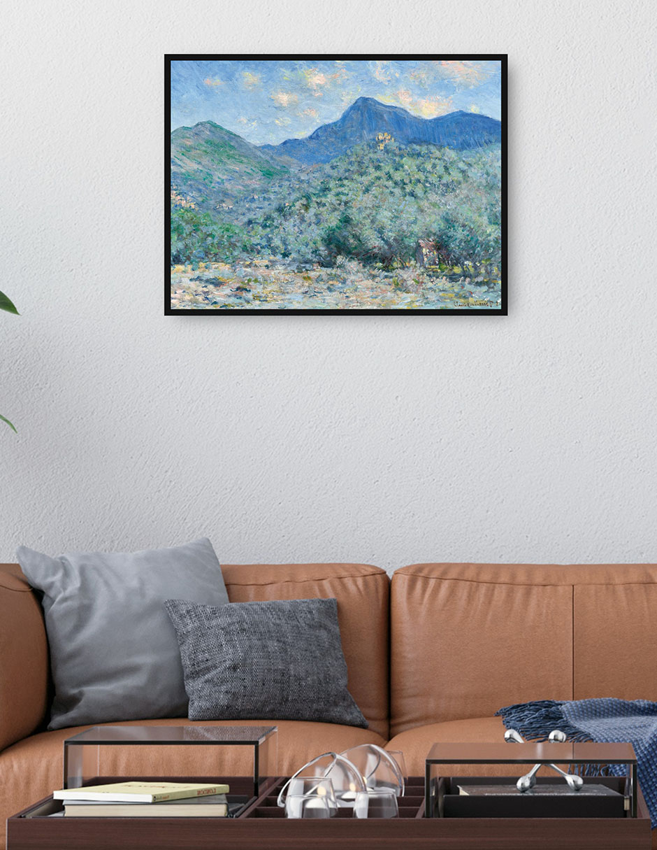 Cuadro decorativo Valle Buona, Cerca De Bordighera (1884) técnica mixta Gente 4