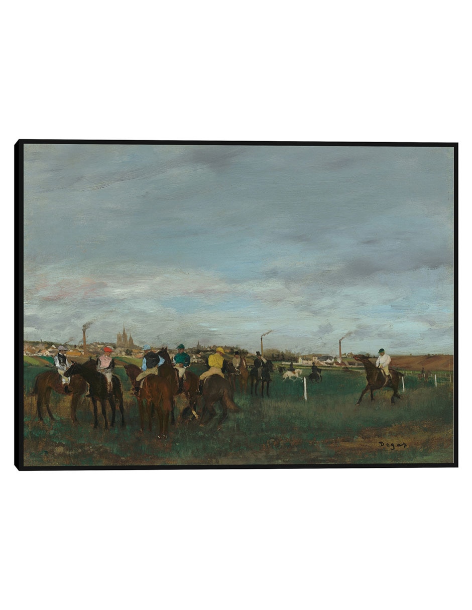 Cuadro decorativo Las Carreras, 1871-1872 técnica mixta Bosques Cuadro decorativo Las Carreras, 1871-1872 técnica mixta Bosques
