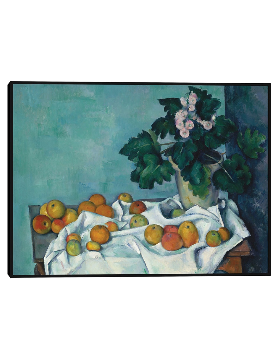 Cuadro decorativo Naturaleza Muerta Con Manzanas Y Una Maceta De Prímulas (Ca. 1890) técnica mixta Deportes