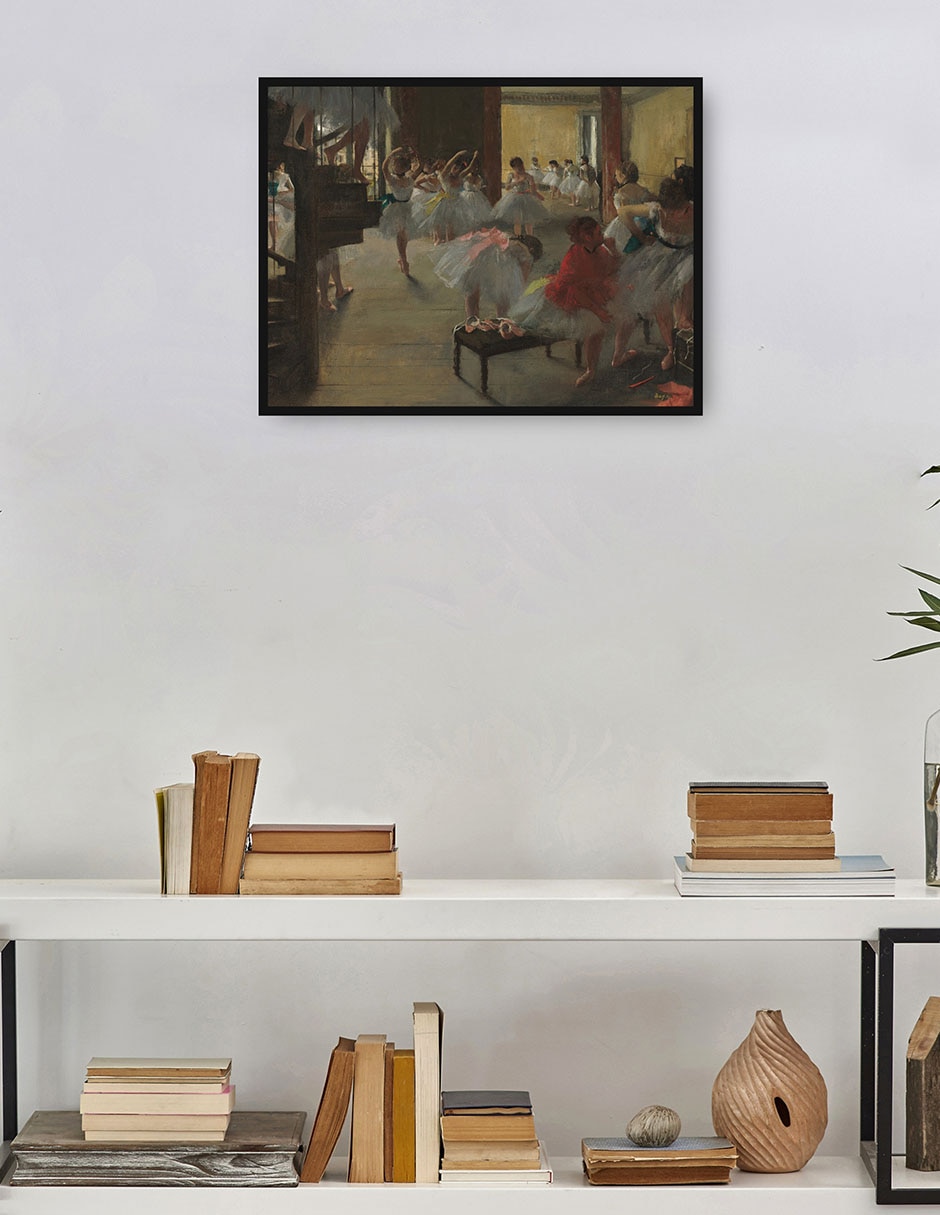 Cuadro decorativo La Clase De Baile, C. 1873 técnica mixta Obras 4