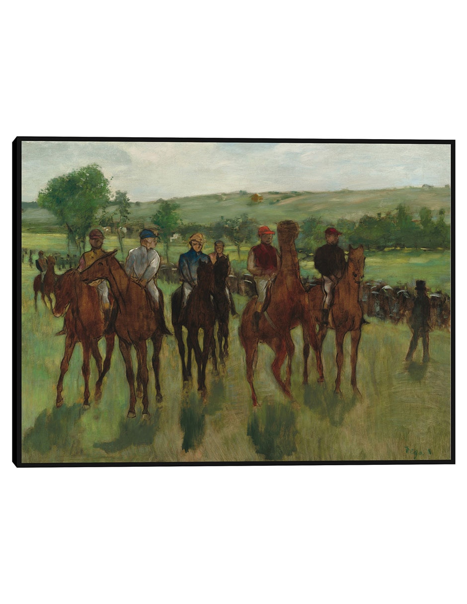 Cuadro decorativo Los Jinetes (C.1885) técnica mixta Danza Cuadro decorativo Los Jinetes (C.1885) técnica mixta Danza