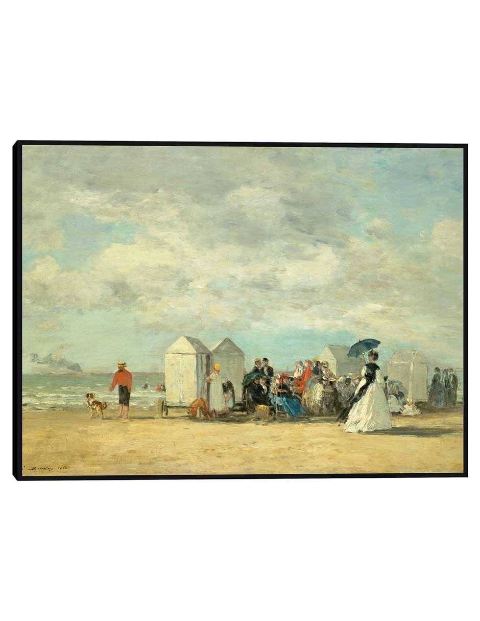 Cuadro decorativo Escena De Playa 1862 técnica mixta Paisajes Cuadro decorativo Escena De Playa 1862 técnica mixta Paisajes