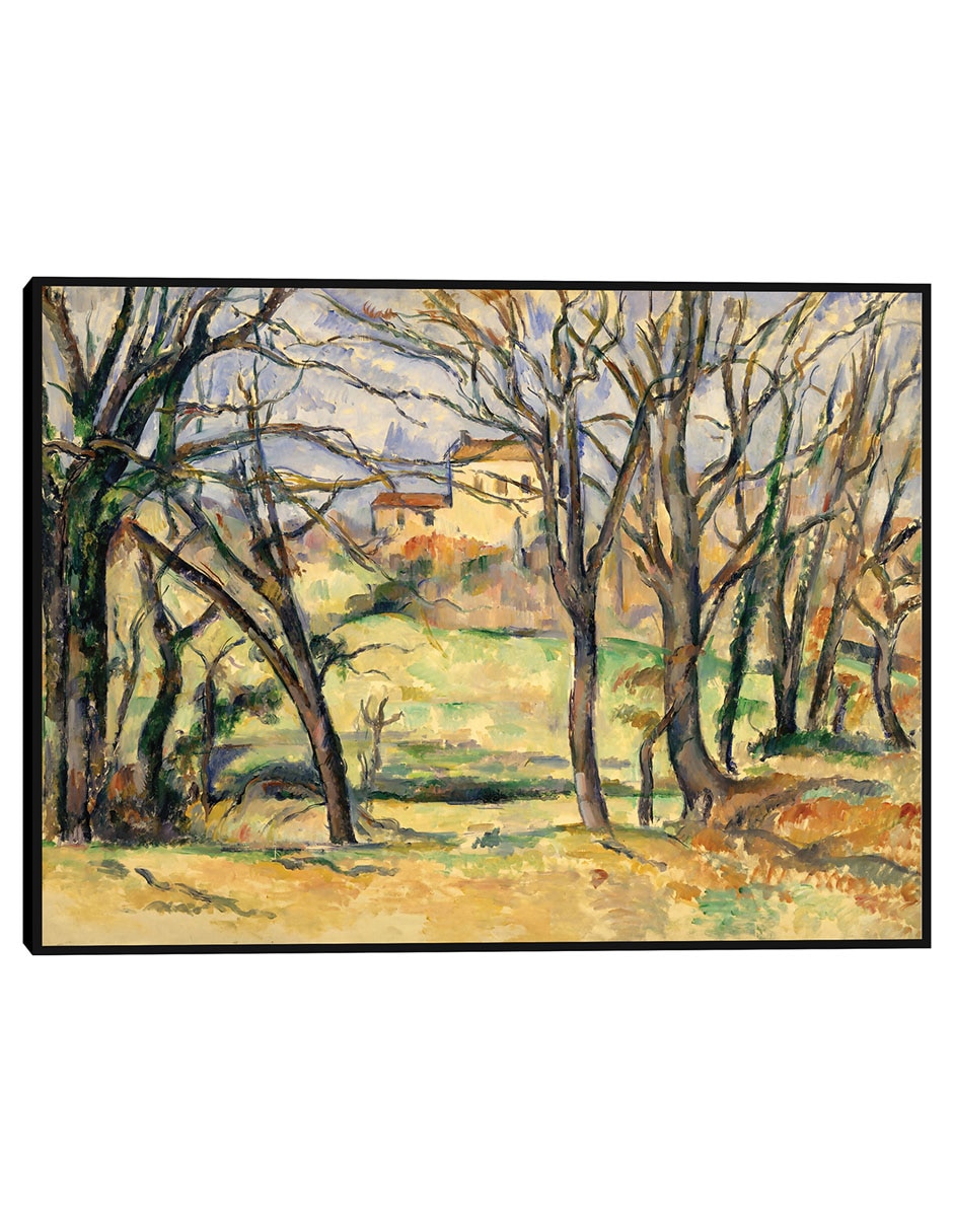 Cuadro decorativo Árboles Y Casas Cerca Del Jas De Bouffan (1885-1886) técnica mixta Obras