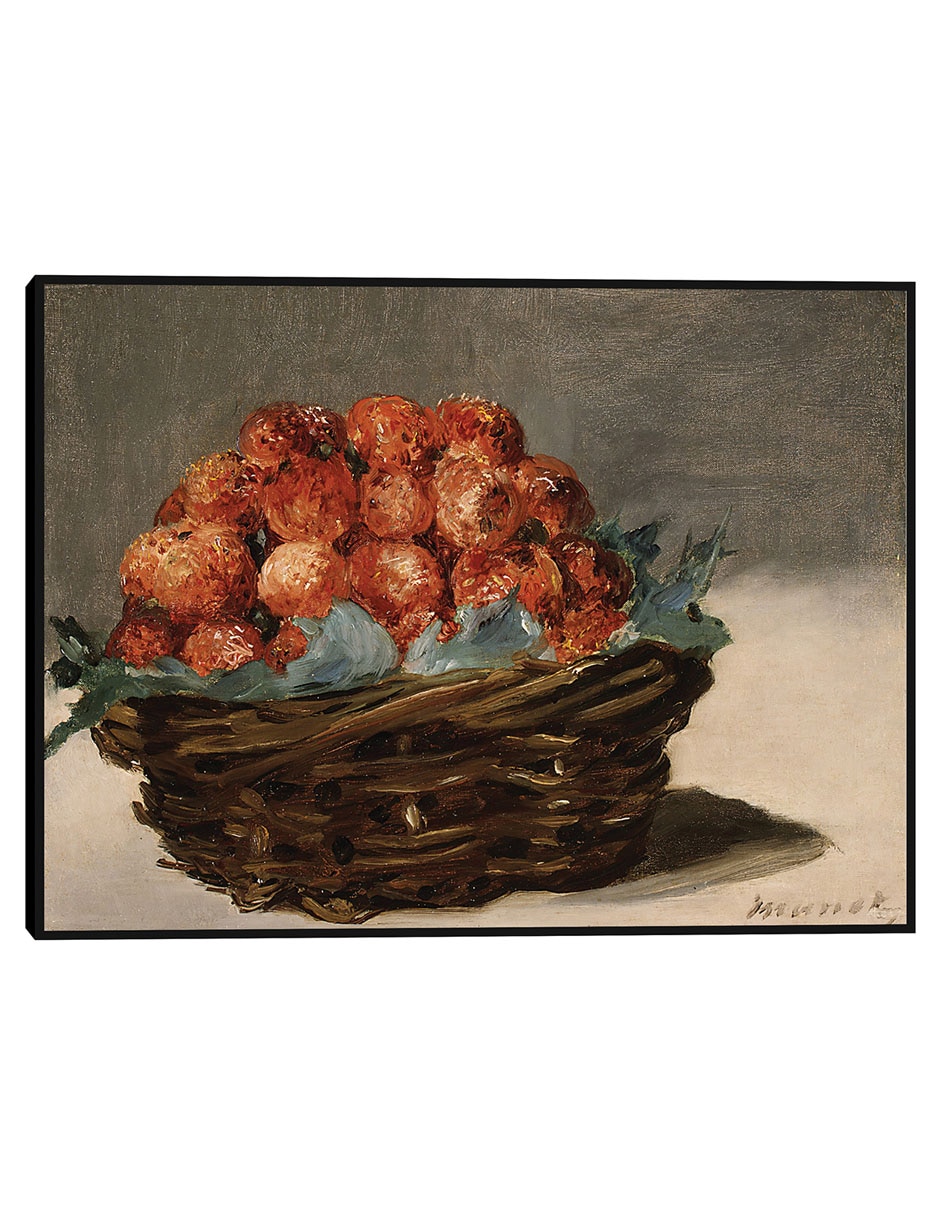Cuadro decorativo Fresas (Hacia 1882) técnica mixta Motañas