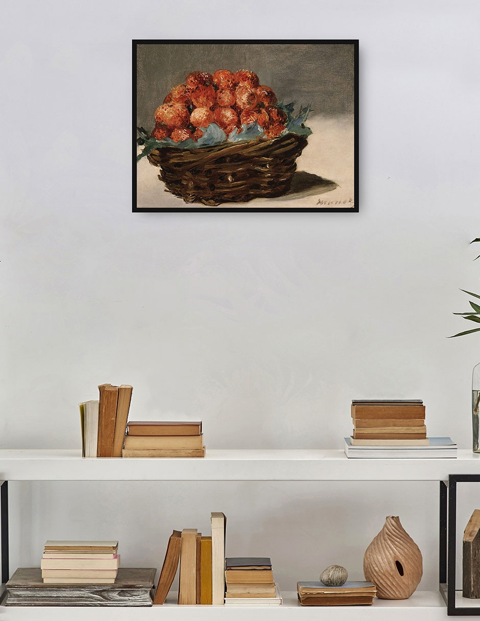 Cuadro decorativo Fresas (Hacia 1882) técnica mixta Motañas 4
