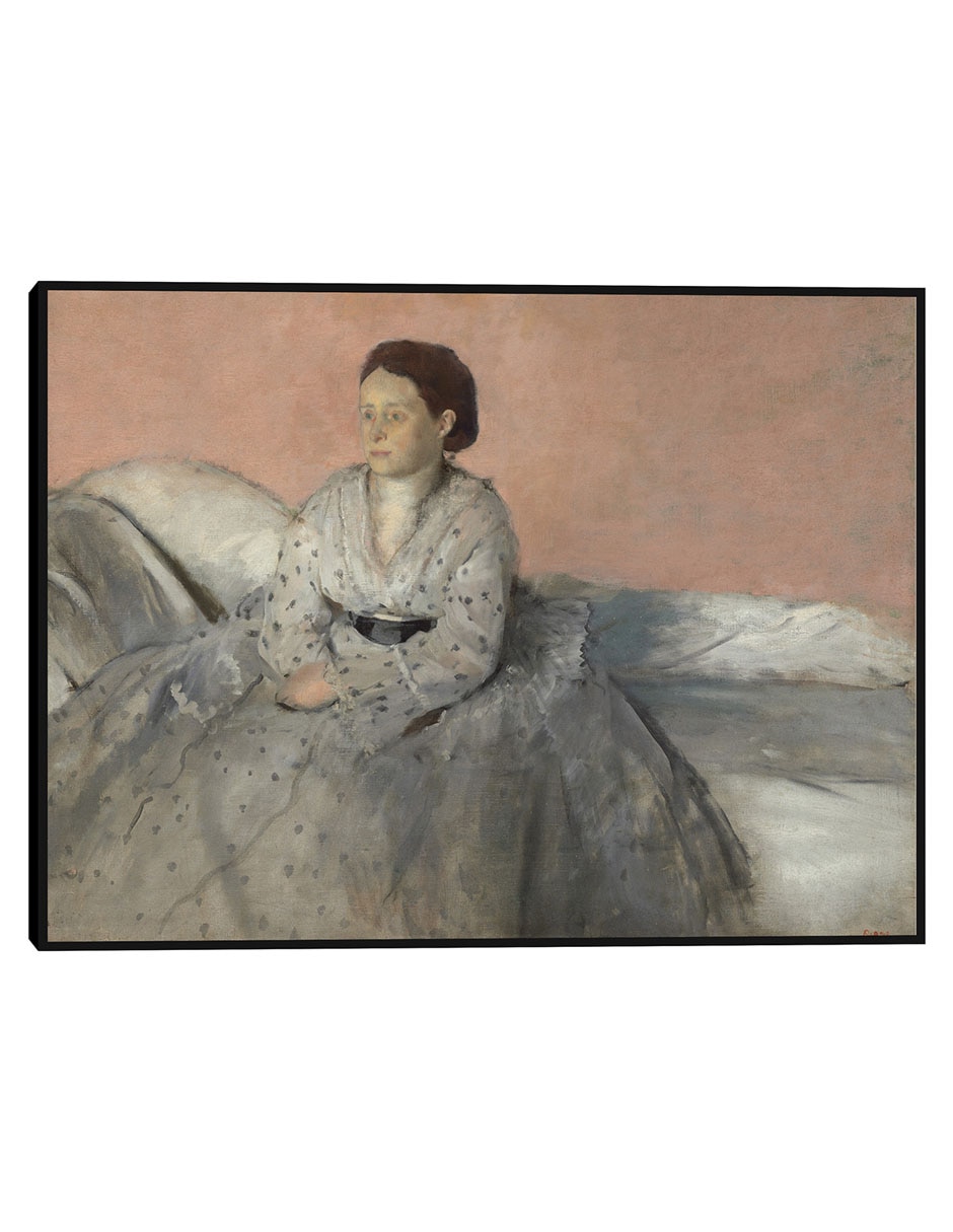 Cuadro decorativo Señora René De Gas, 1872/1873 técnica mixta Campos Cuadro decorativo Señora René De Gas, 1872/1873 técnica mixta Campos