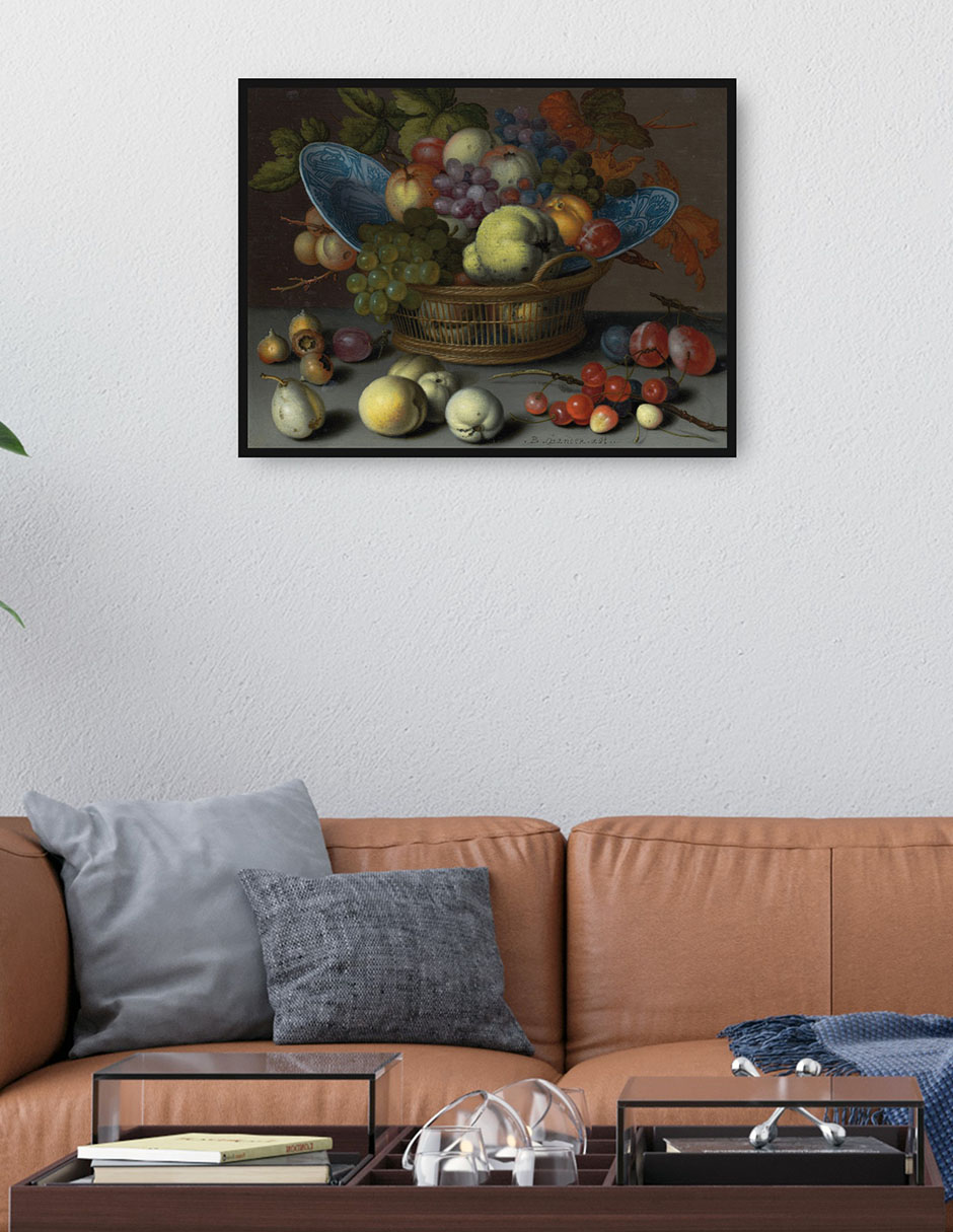 Cuadro decorativo Cesta De Frutas, C. 1622 técnica mixta Gente 4