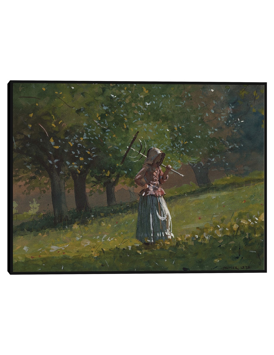 Cuadro decorativo La Chica Del Rastrillo De Heno (1878) técnica mixta Obras Cuadro decorativo La Chica Del Rastrillo De Heno (1878) técnica mixta Obras