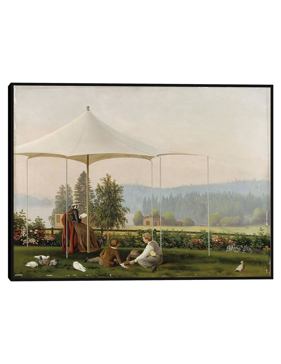 Cuadro decorativo Paisaje Cerca De París (C. 1876) técnica mixta Aves Silvestres Cuadro decorativo Paisaje Cerca De París (C. 1876) técnica mixta Aves Silvestres