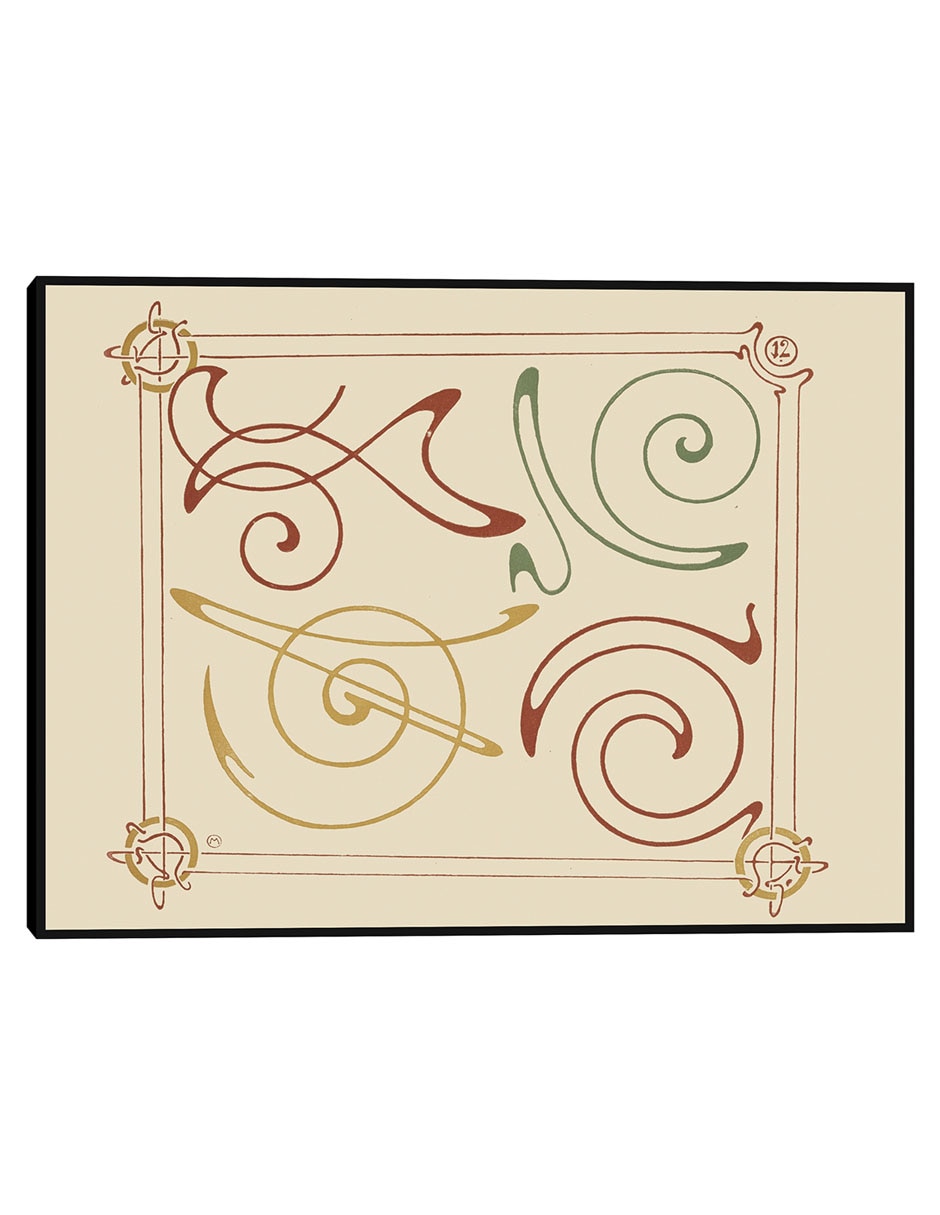 Cuadro decorativo Fleurs Dans Un Vase Rouge (Hacia 1880-81) técnica mixta Bocetos