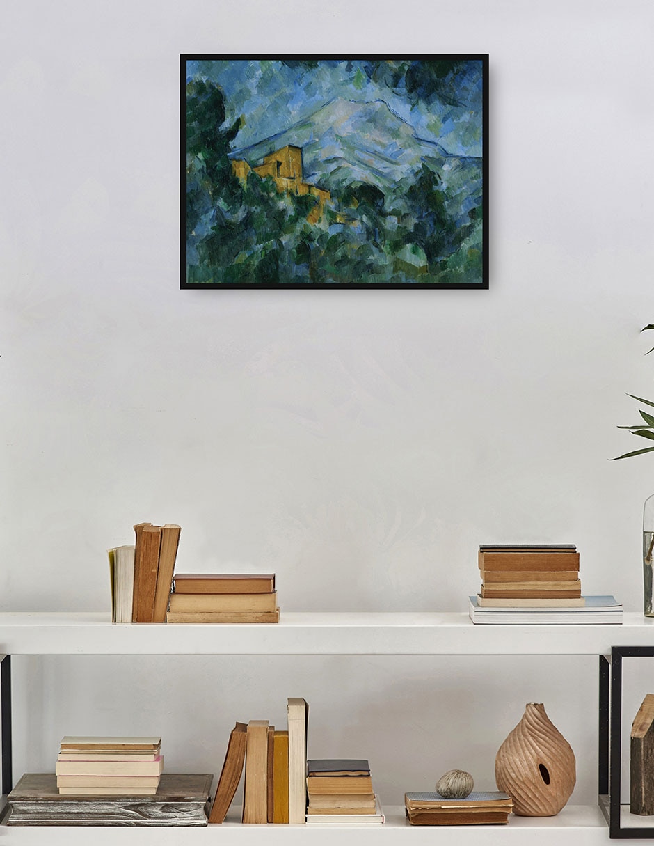 Cuadro decorativo Paisaje técnica mixta Gente 4