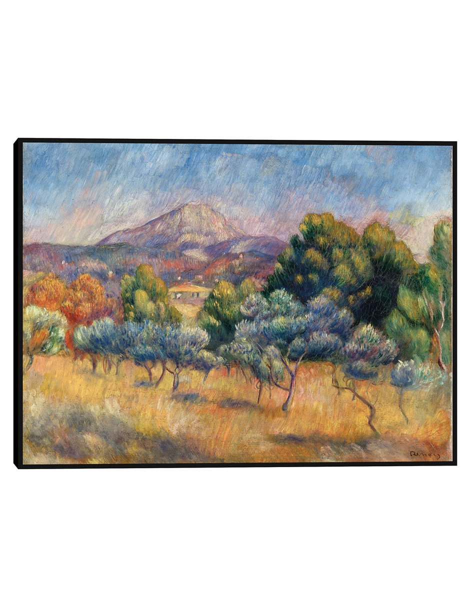 Cuadro decorativo Monte Sainte-Victoire (hacia 1888-1889) técnica mixta Campos Cuadro decorativo Monte Sainte-Victoire (hacia 1888-1889) técnica mixta Campos