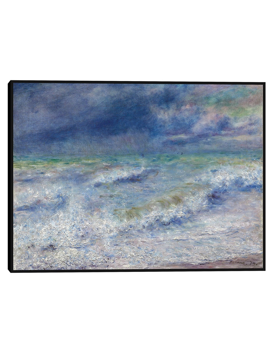 Cuadro decorativo Paisaje marino (1879) técnica mixta Olas
