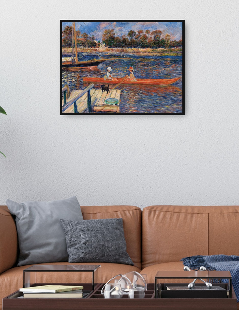 Cuadro decorativo El Sena en Argenteuil (La Seine Ã  Argenteuil) (1888) técnica mixta Ríos 4