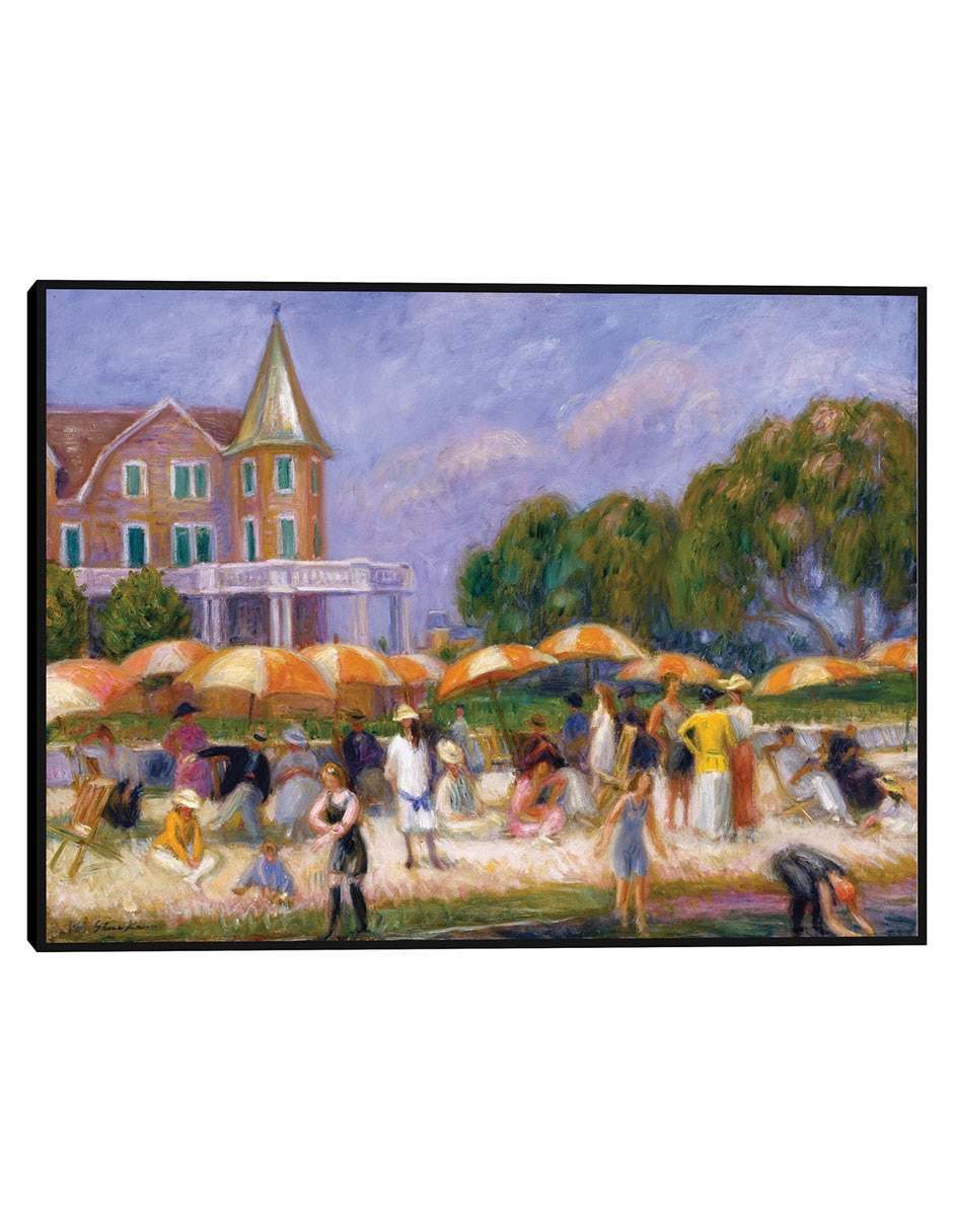 Cuadro decorativo Sombrillas de playa en Blue Point (ca. 1915) técnica mixta Playas Cuadro decorativo Sombrillas de playa en Blue Point (ca. 1915) técnica mixta Playas