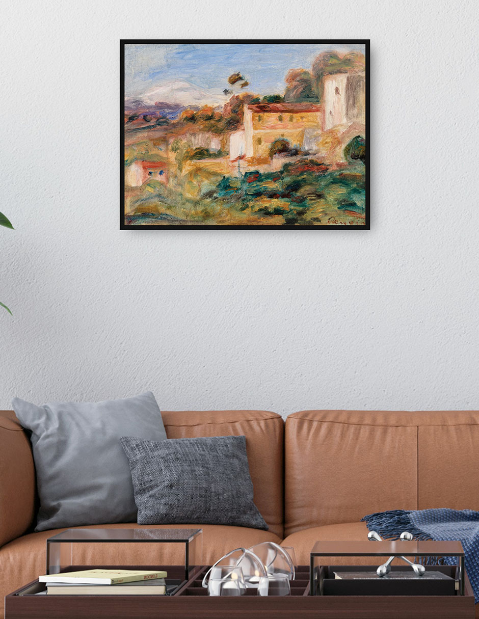 Cuadro decorativo Paisaje (Paysage) (1911) técnica mixta Campos 4