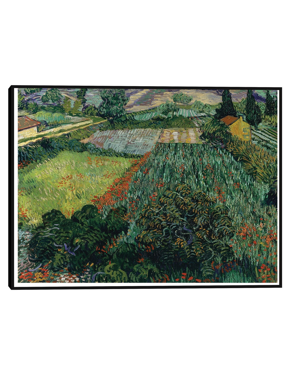 Cuadro decorativo Campo De Amapolas (1889) técnica mixta Campos Cuadro decorativo Campo De Amapolas (1889) técnica mixta Campos
