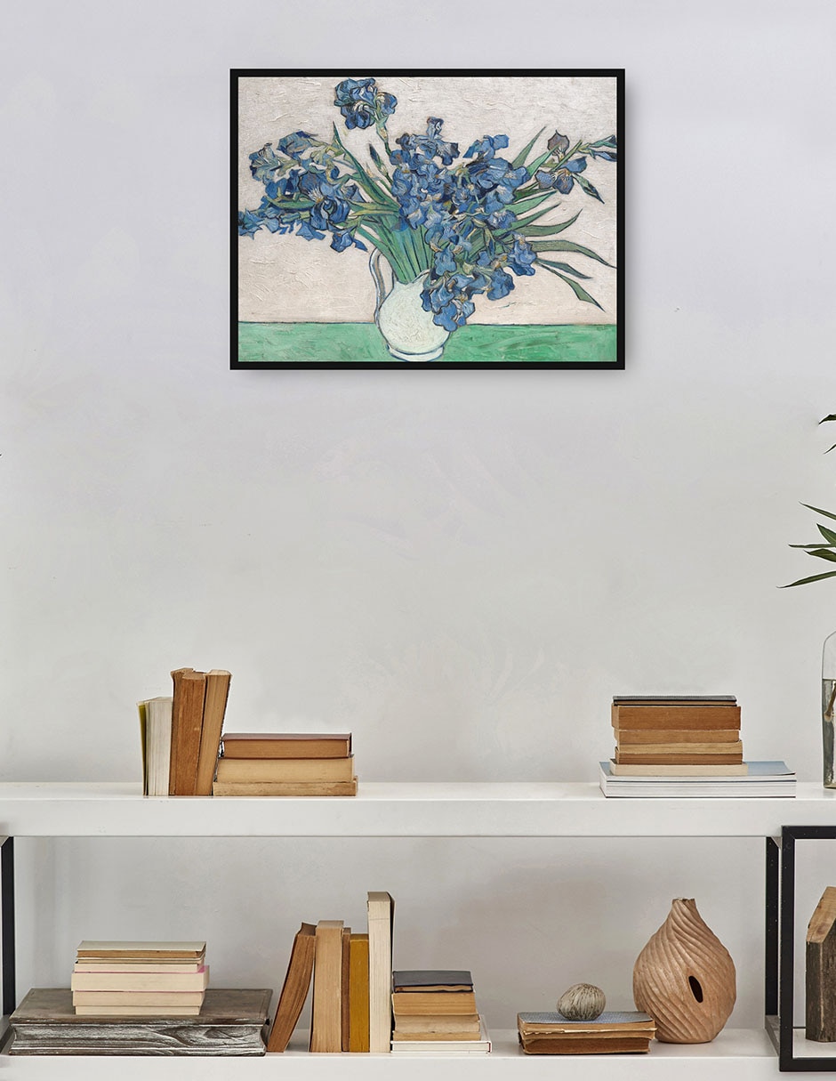 Cuadro decorativo Iris 1890 técnica mixta Floreros 4