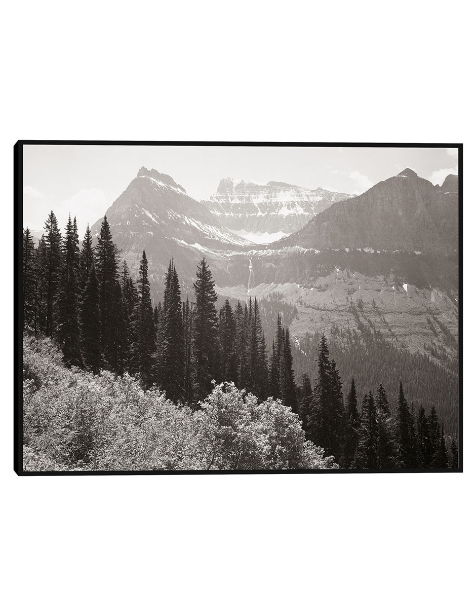 Cuadro decorativo En el Parque Nacional Glacier -Montana técnica mixta Montañas Cuadro decorativo En el Parque Nacional Glacier -Montana técnica mixta Montañas