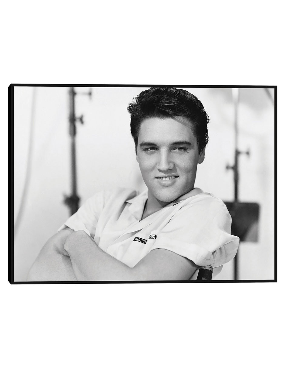 Cuadro decorativo Elvis Presley1958 técnica mixta Famosos Cuadro decorativo Elvis Presley1958 técnica mixta Famosos