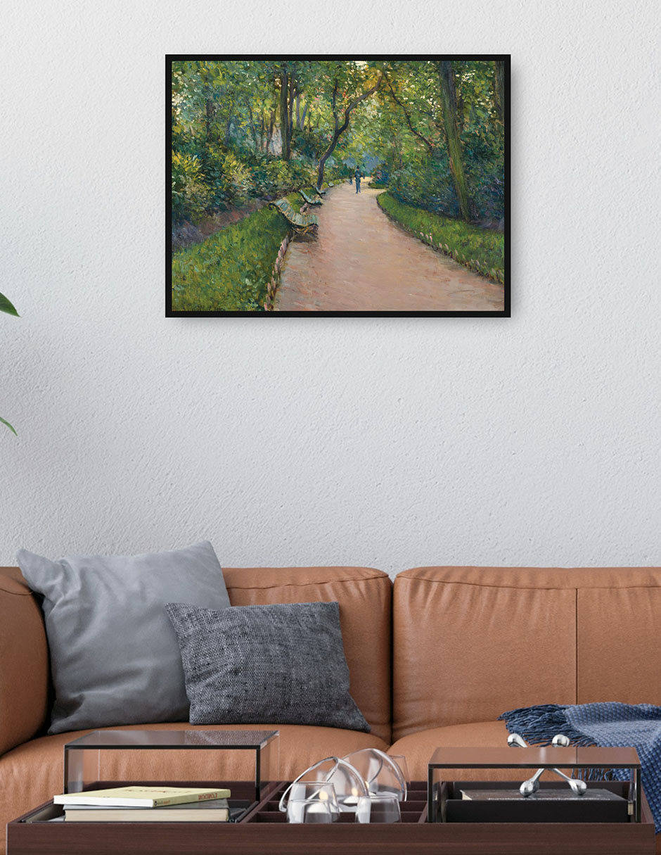 Cuadro decorativo El parque Monceau (1877) técnica mixta Caminos 4