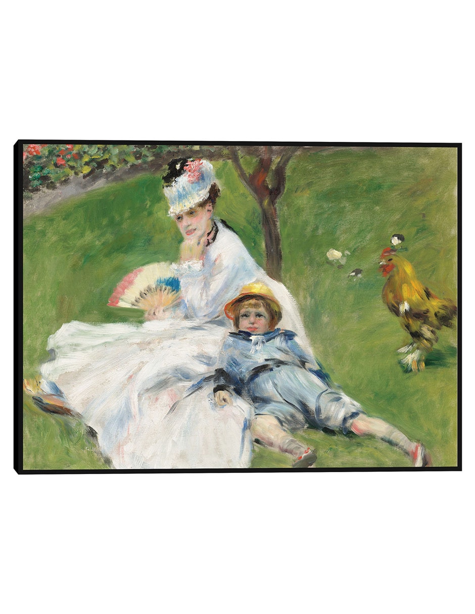 Cuadro decorativo Madame Monet y su hijo técnica mixta Gente Cuadro decorativo Madame Monet y su hijo técnica mixta Gente