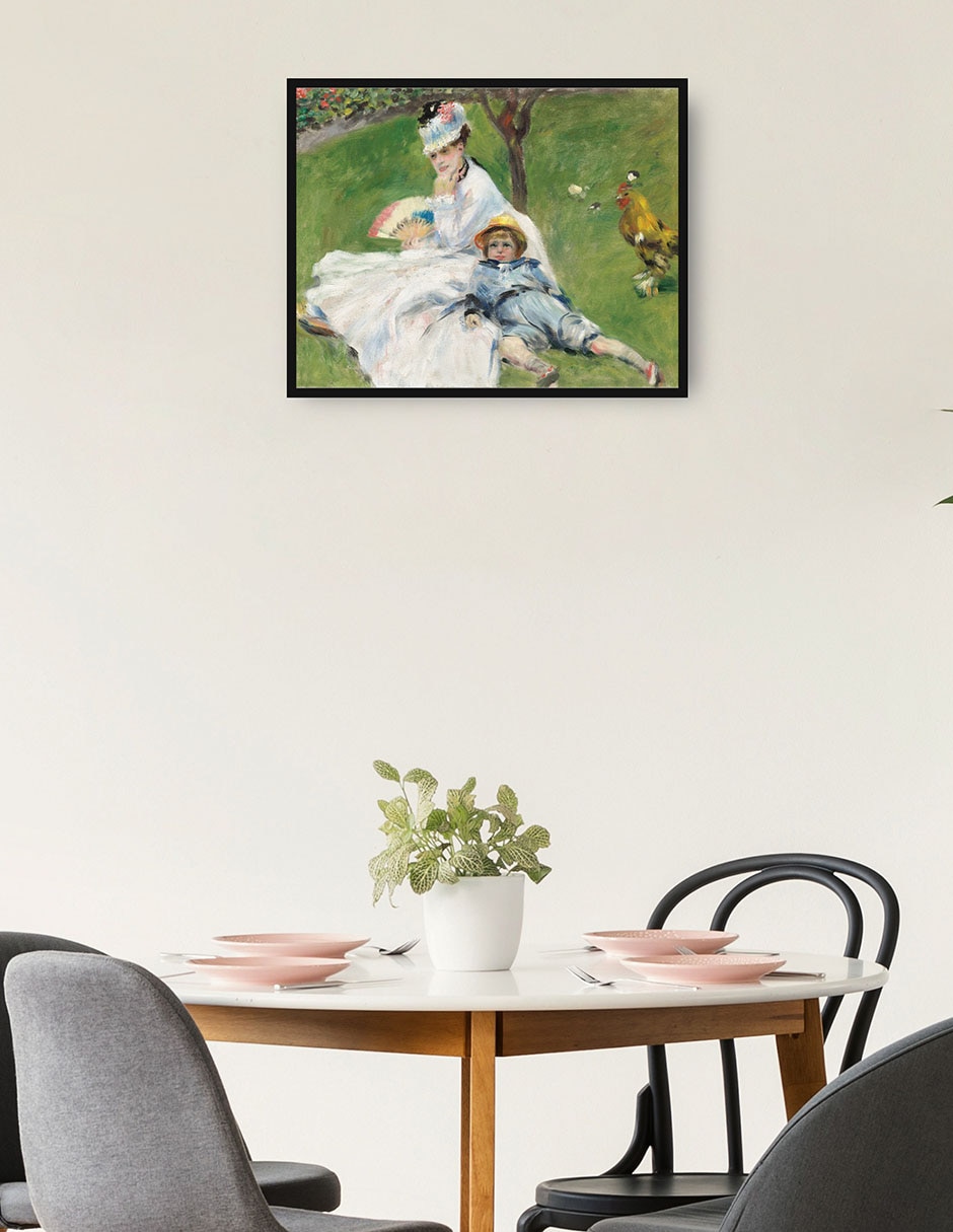 Cuadro decorativo Madame Monet y su hijo técnica mixta Gente 4