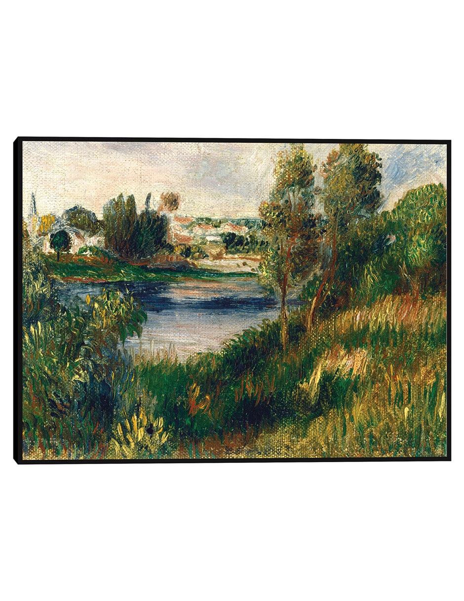 Cuadro decorativo Paisaje en Vetheuil técnica mixta Lagos Cuadro decorativo Paisaje en Vetheuil técnica mixta Lagos