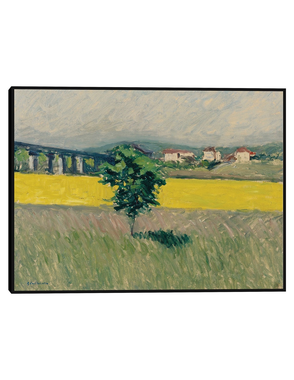 Cuadro decorativo Pradera del Pont D'Argenteuil técnica mixta Campos