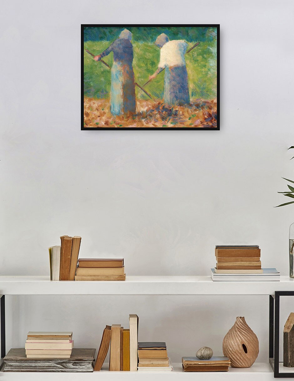 Cuadro decorativo Henificadores en Montfermeil técnica mixta Lugares 4