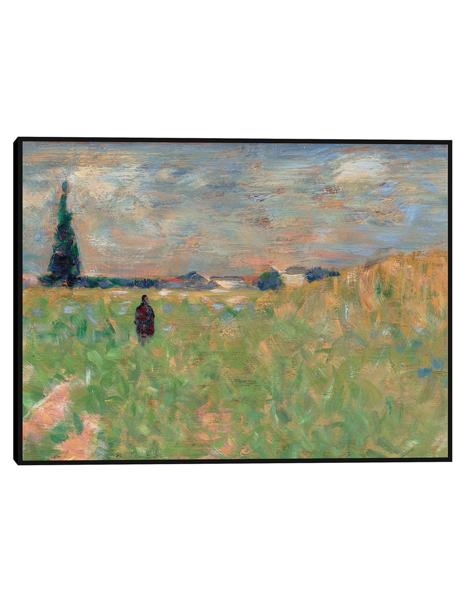 Cuadro decorativo Un paisaje de verano técnica mixta Campos Cuadro decorativo Un paisaje de verano técnica mixta Campos