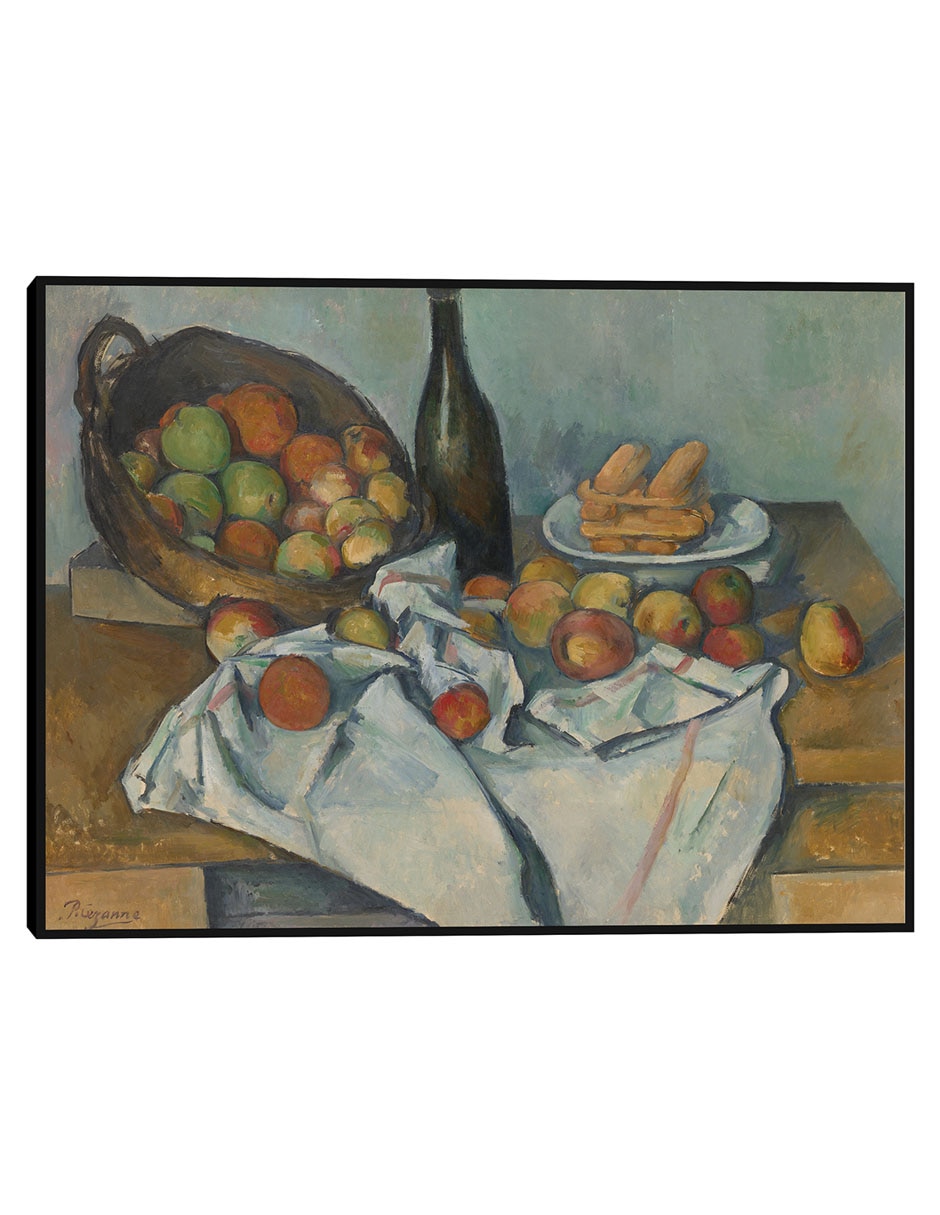 Cuadro decorativo La canasta de manzanas técnica mixta Obras Cuadro decorativo La canasta de manzanas técnica mixta Obras