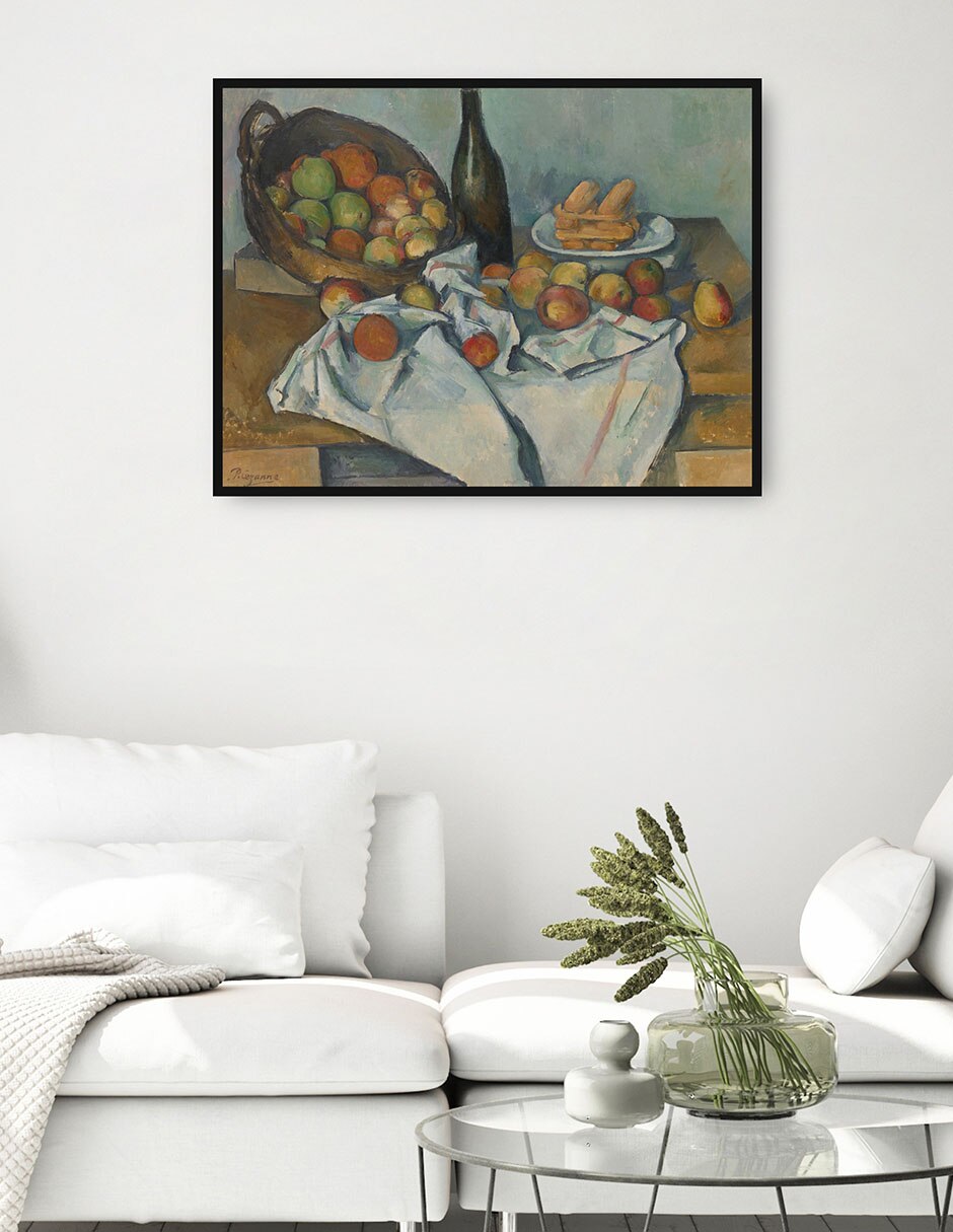Cuadro decorativo La canasta de manzanas técnica mixta Obras 4