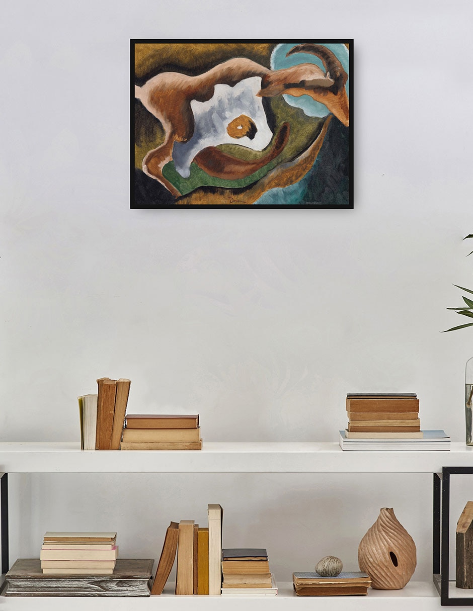 Cuadro decorativo Cabra (1935) técnica mixta Formas