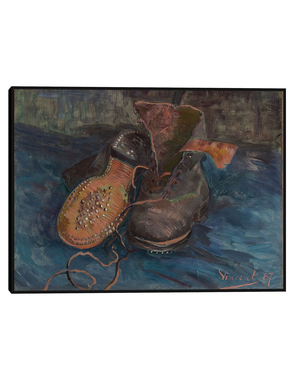 Cuadro decorativo Un par de botas (1887) técnica mixta Obras Cuadro decorativo Un par de botas (1887) técnica mixta Obras