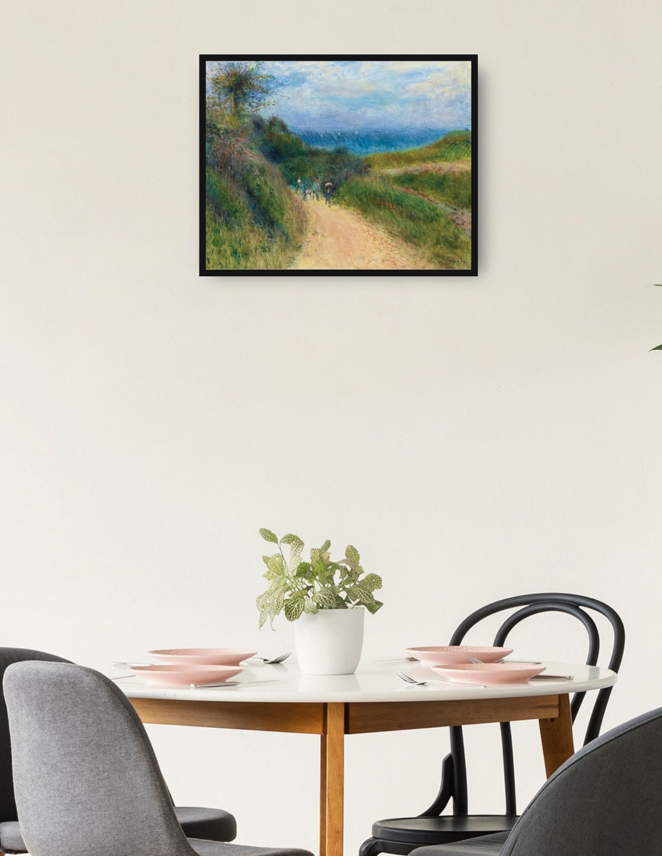 Cuadro decorativo Ruta À ​​Berneval técnica mixta Caminos 4