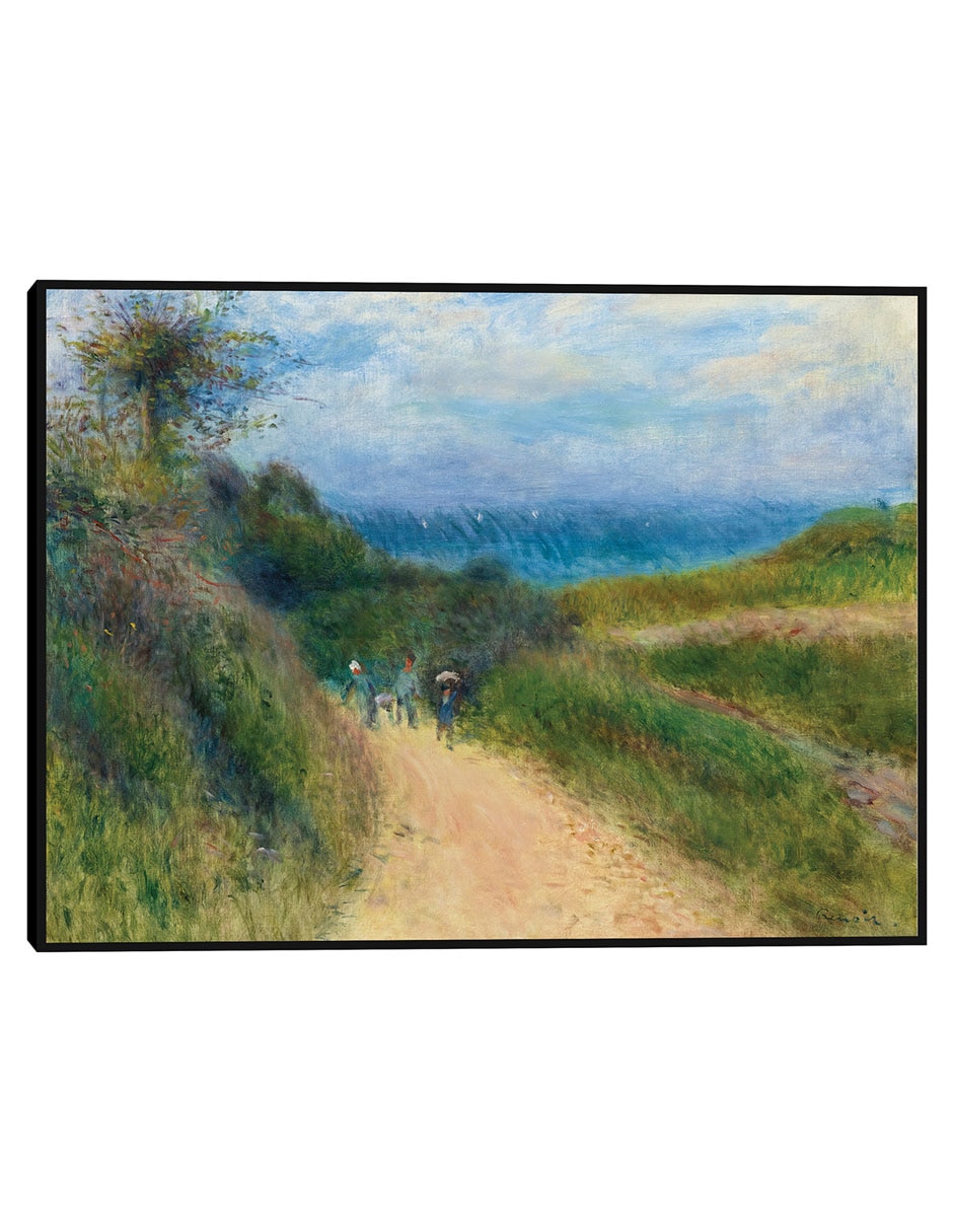 Cuadro decorativo Ruta À Berneval técnica mixta Caminos Cuadro decorativo Ruta À Berneval técnica mixta Caminos