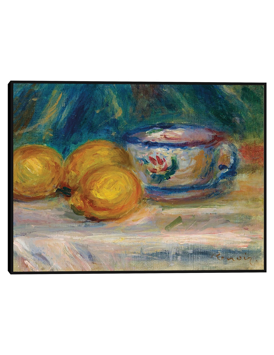 Cuadro decorativo Naturaleza muerta, tres limones y una copa (hacia 1895) técnica mixta Obras Cuadro decorativo Naturaleza muerta, tres limones y una copa (hacia 1895) técnica mixta Obras