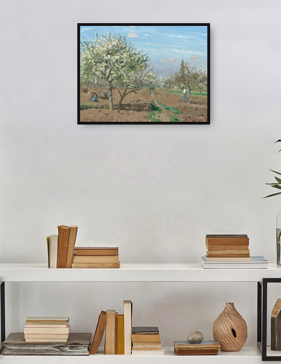 Cuadro decorativo Huerto En Flor Louveciennes técnica mixta Primavera 2