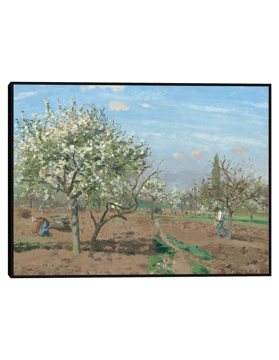 Cuadro decorativo Huerto en flor Louveciennes técnica mixta Cuadro decorativo Huerto en flor Louveciennes técnica mixta