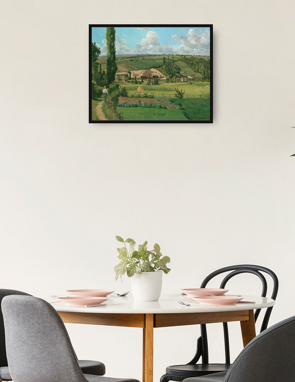 Cuadro decorativo Paisaje en Les Patis, Pontoise técnica mixta Caminos 4