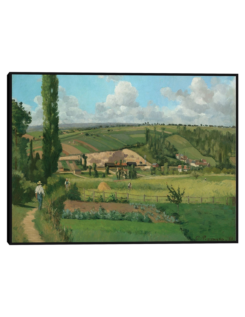 Cuadro decorativo Paisaje en Les Patis, Pontoise técnica mixta Caminos Cuadro decorativo Paisaje en Les Patis, Pontoise técnica mixta Caminos
