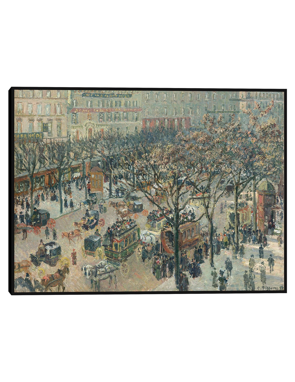 Cuadro decorativo Bulevar de los Italianos técnica mixta Caminos Cuadro decorativo Bulevar de los Italianos técnica mixta Caminos