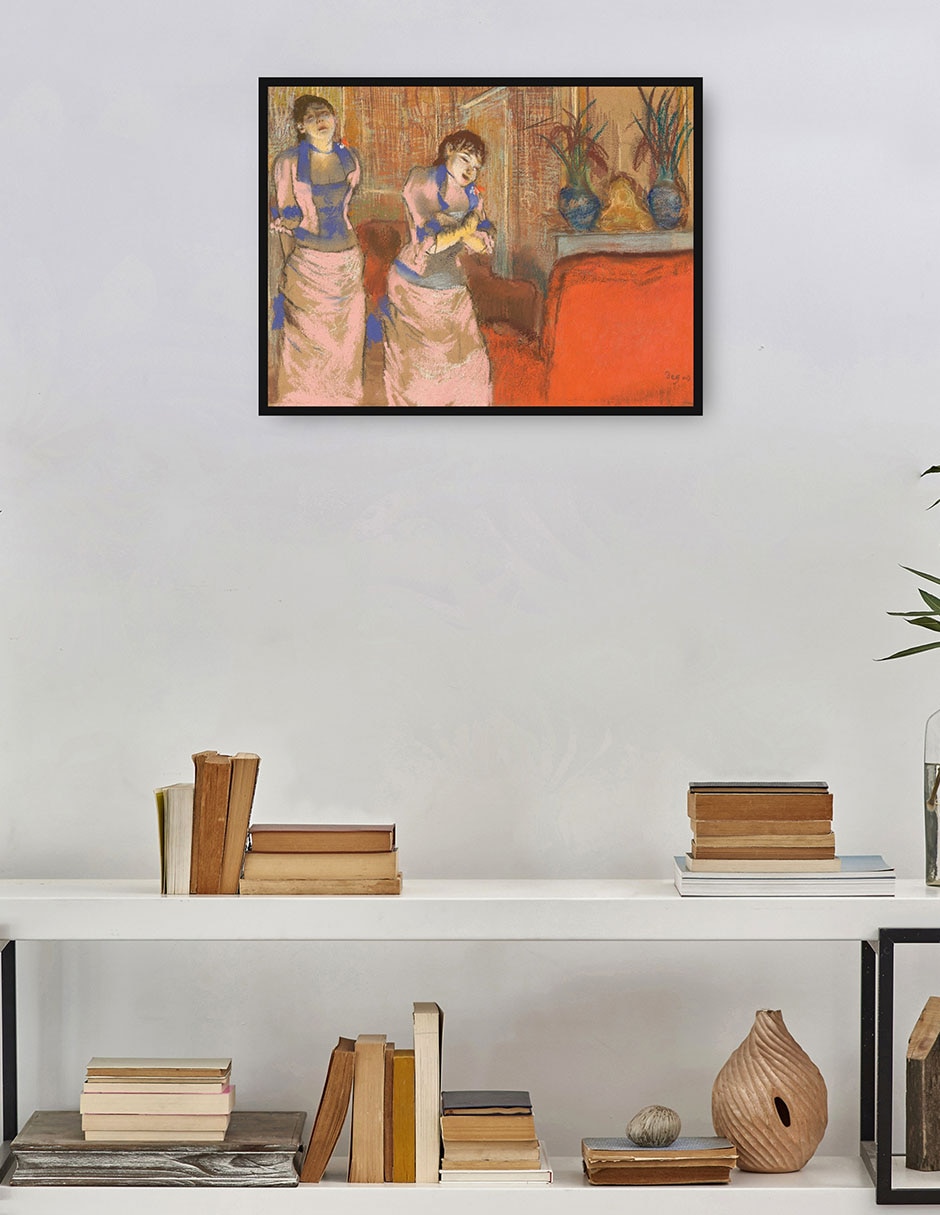 Cuadro decorativo Dos mujeres técnica mixta Gente 4
