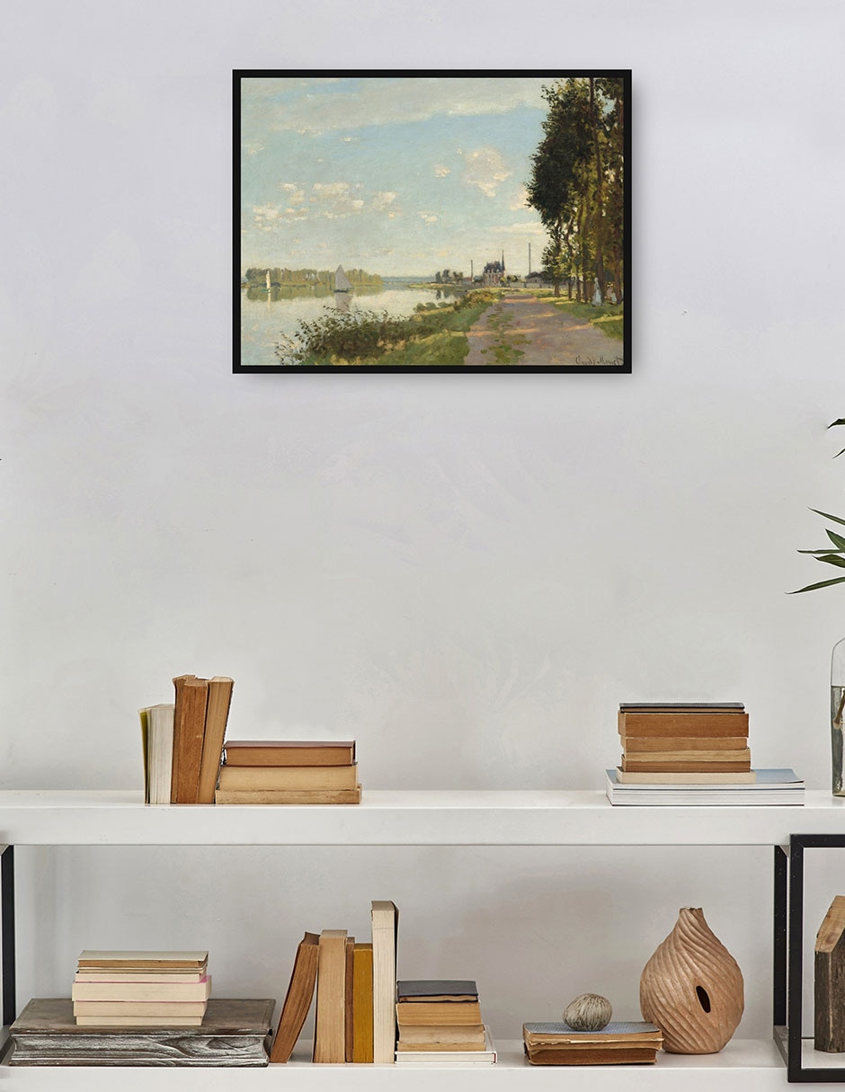 Cuadro decorativo Argenteuil técnica mixta Ríos 4