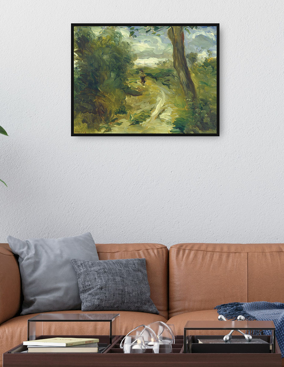 Cuadro decorativo Paisaje entre tormentas técnica mixta Caminos 4