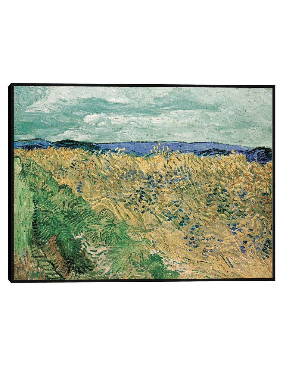 Cuadro decorativo Campo de trigo con acianos (1890) técnica mixta Campos Cuadro decorativo Campo de trigo con acianos (1890) técnica mixta Campos