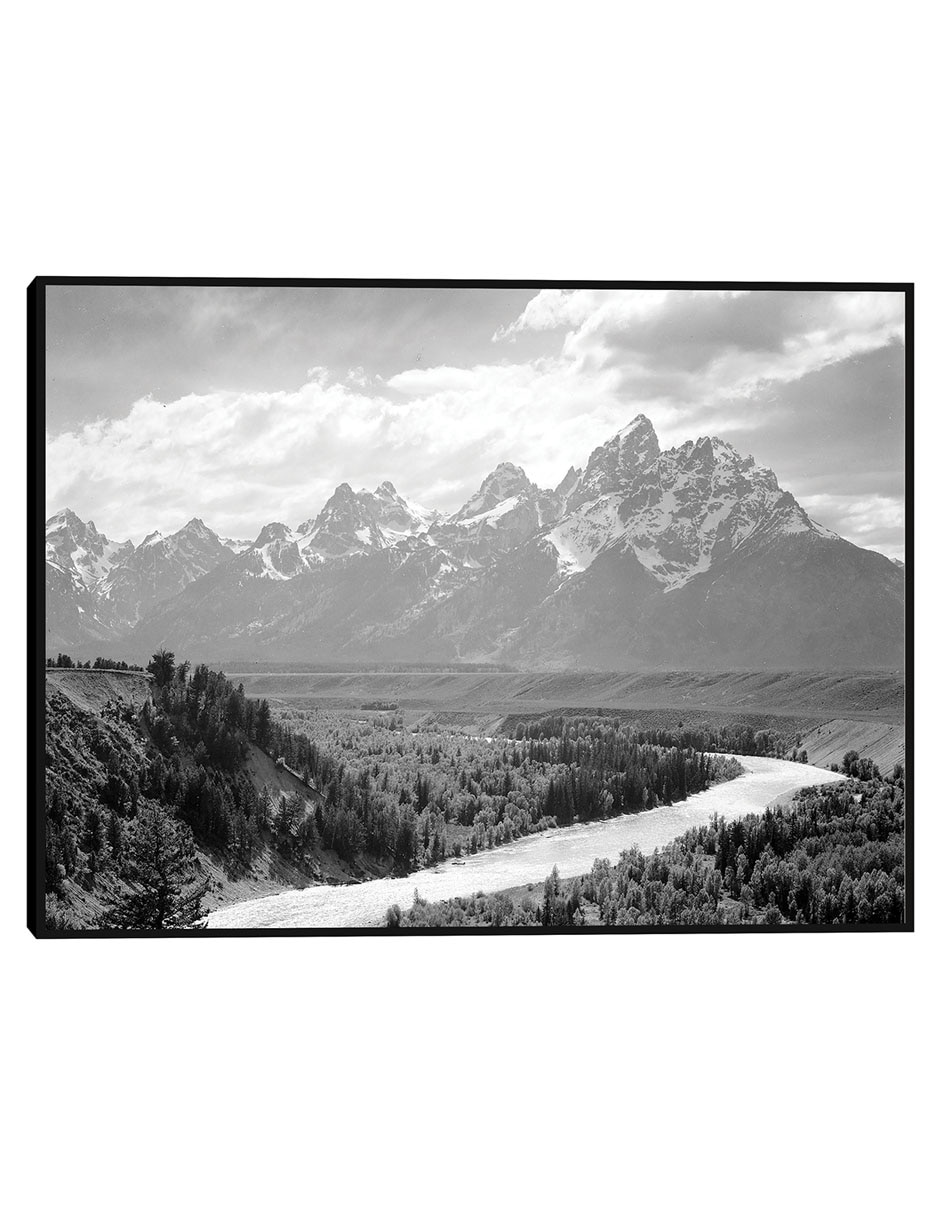 Cuadro decorativo Montañas Tetons - Río Snake técnica mixta Caminos