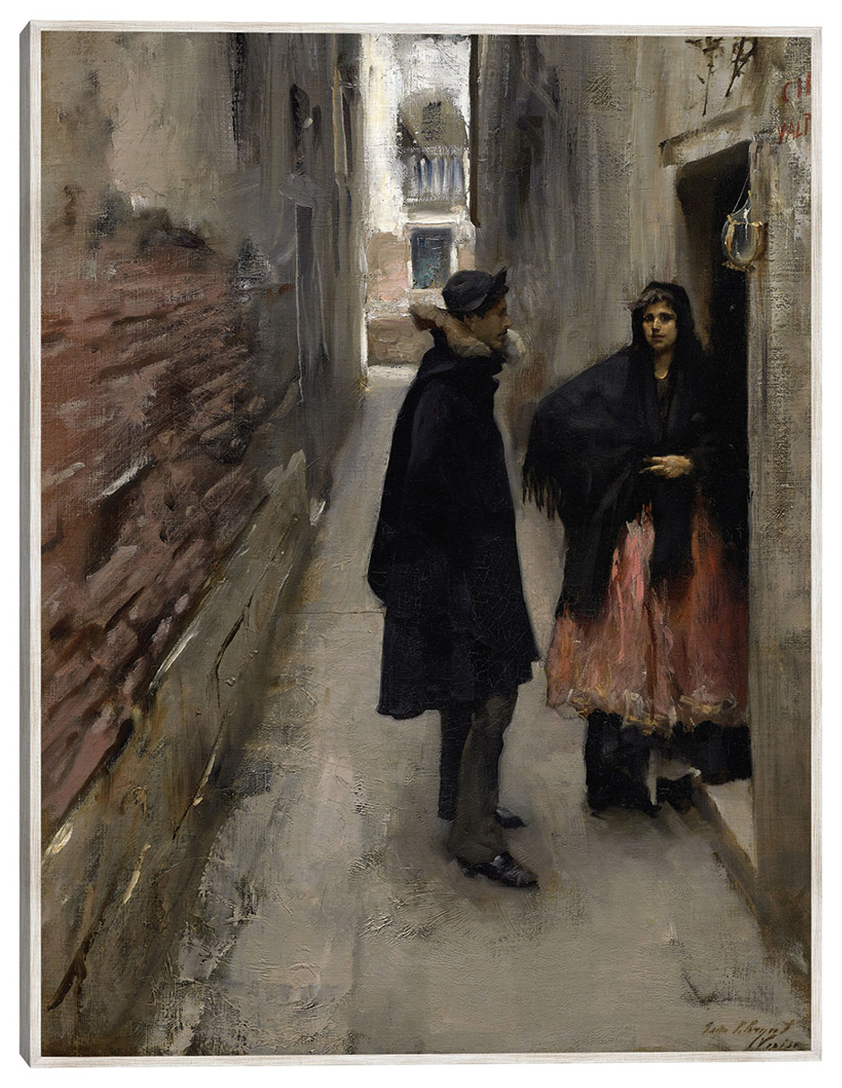 Cuadro decorativo Una Calle de Venecia (C. 1880-1882) técnica mixta Fotografía